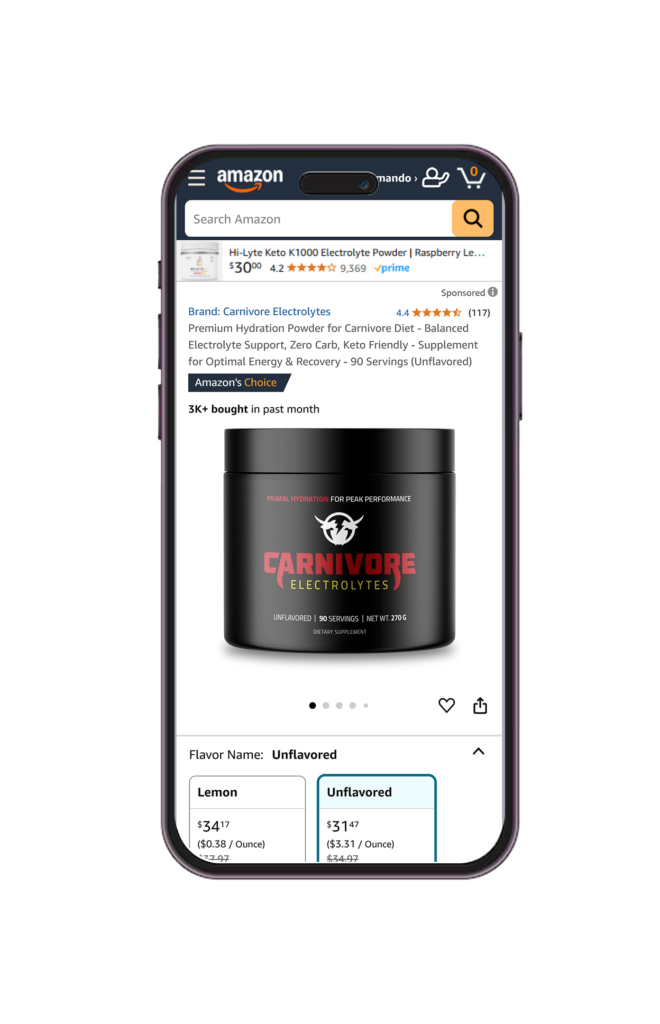 amazon mobile phone carnivore