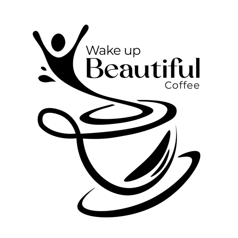 wake up beatiful black logo